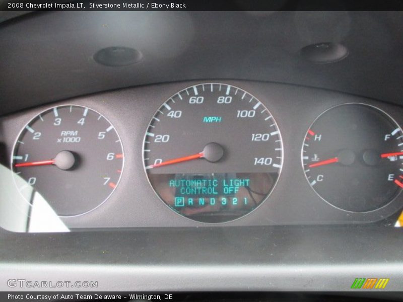 Silverstone Metallic / Ebony Black 2008 Chevrolet Impala LT