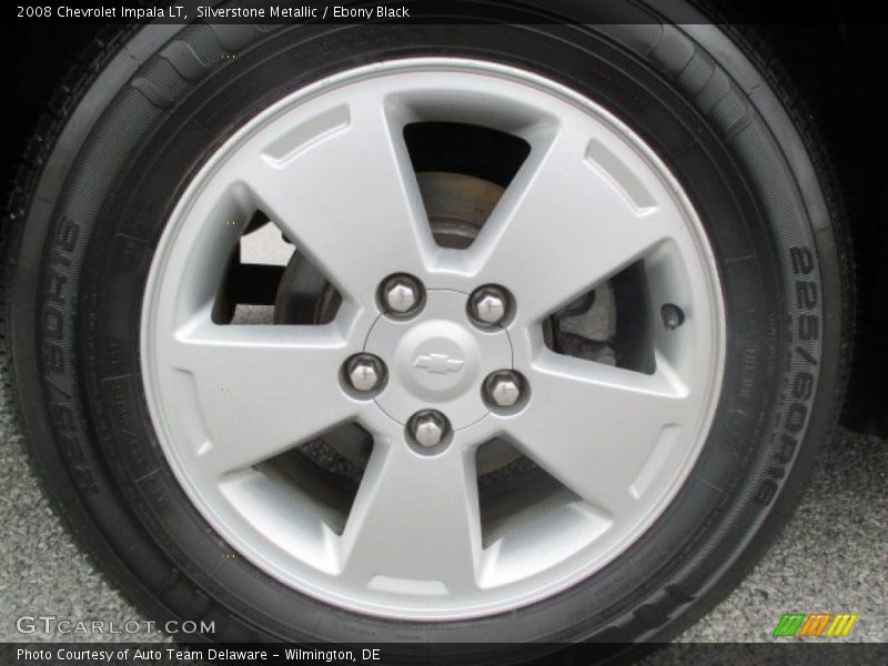 Silverstone Metallic / Ebony Black 2008 Chevrolet Impala LT