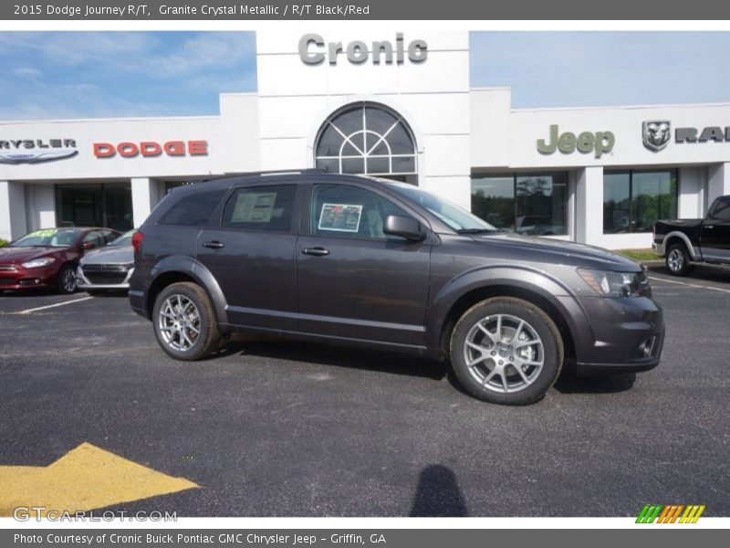 Granite Crystal Metallic / R/T Black/Red 2015 Dodge Journey R/T