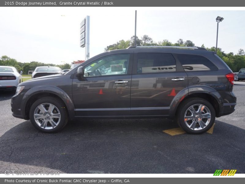 Granite Crystal Metallic / Black 2015 Dodge Journey Limited