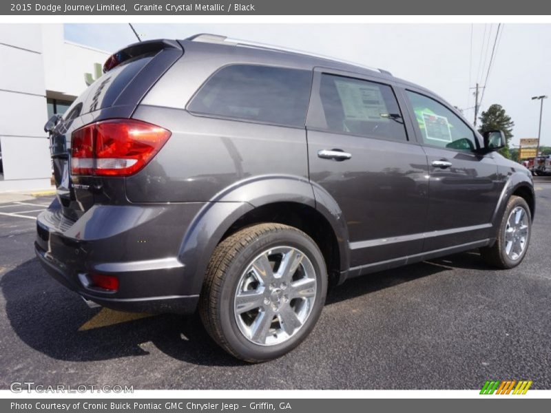 Granite Crystal Metallic / Black 2015 Dodge Journey Limited