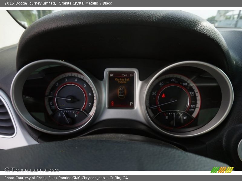 Granite Crystal Metallic / Black 2015 Dodge Journey Limited