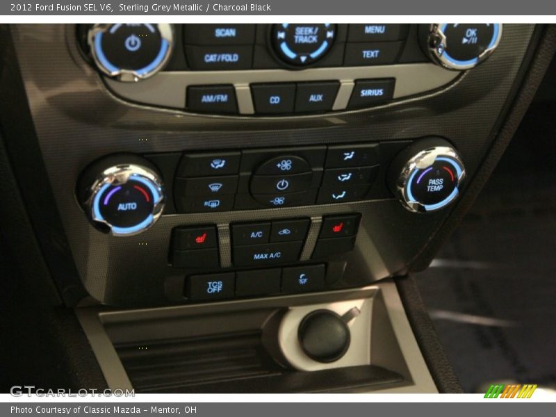 Sterling Grey Metallic / Charcoal Black 2012 Ford Fusion SEL V6