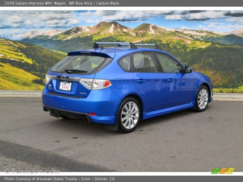 WR Blue Mica / Carbon Black 2008 Subaru Impreza WRX Wagon