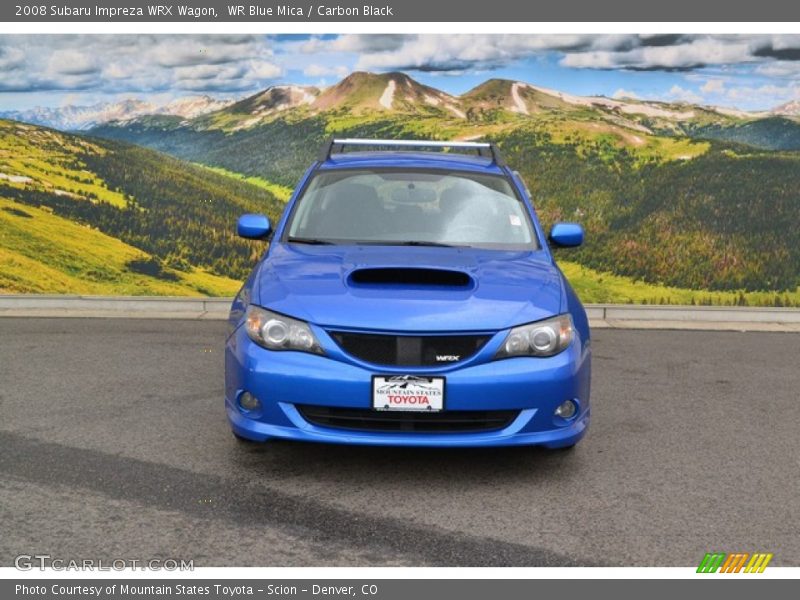 WR Blue Mica / Carbon Black 2008 Subaru Impreza WRX Wagon