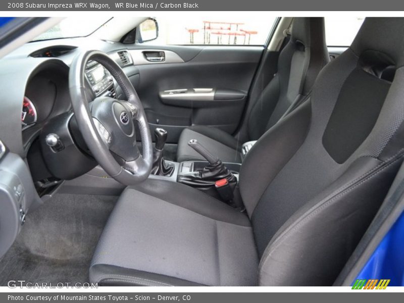 Front Seat of 2008 Impreza WRX Wagon