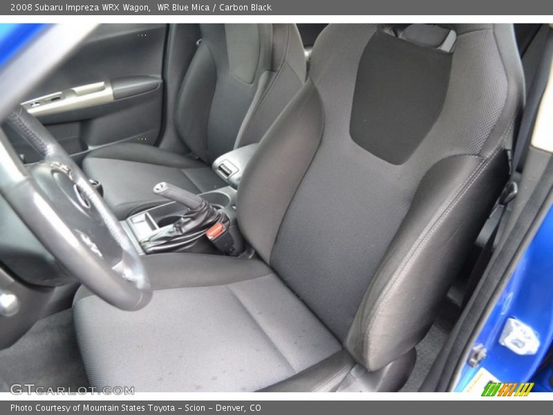 Front Seat of 2008 Impreza WRX Wagon