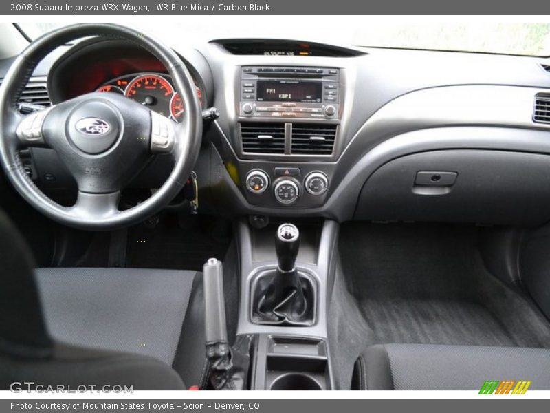 Dashboard of 2008 Impreza WRX Wagon