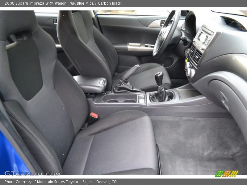 WR Blue Mica / Carbon Black 2008 Subaru Impreza WRX Wagon