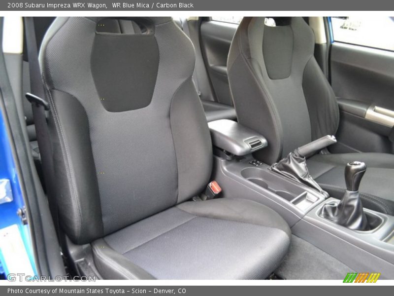 WR Blue Mica / Carbon Black 2008 Subaru Impreza WRX Wagon
