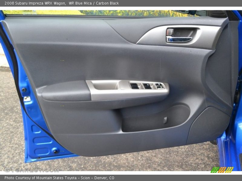 WR Blue Mica / Carbon Black 2008 Subaru Impreza WRX Wagon