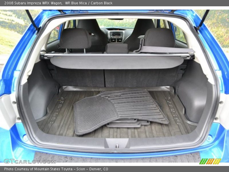 WR Blue Mica / Carbon Black 2008 Subaru Impreza WRX Wagon