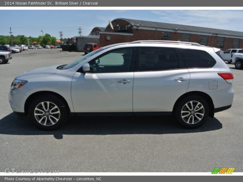 Brilliant Silver / Charcoal 2014 Nissan Pathfinder SV