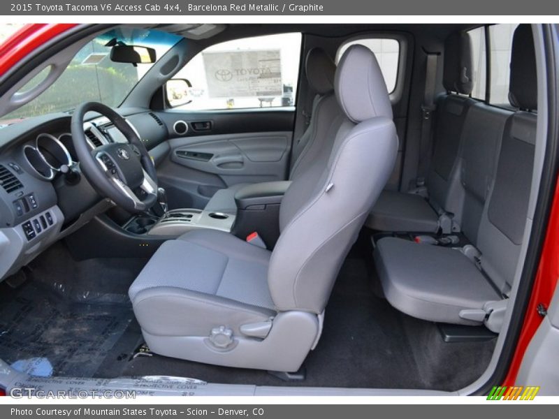 Barcelona Red Metallic / Graphite 2015 Toyota Tacoma V6 Access Cab 4x4