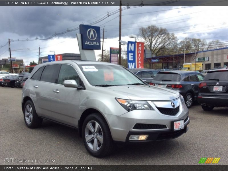 Palladium Metallic / Taupe 2012 Acura MDX SH-AWD Technology