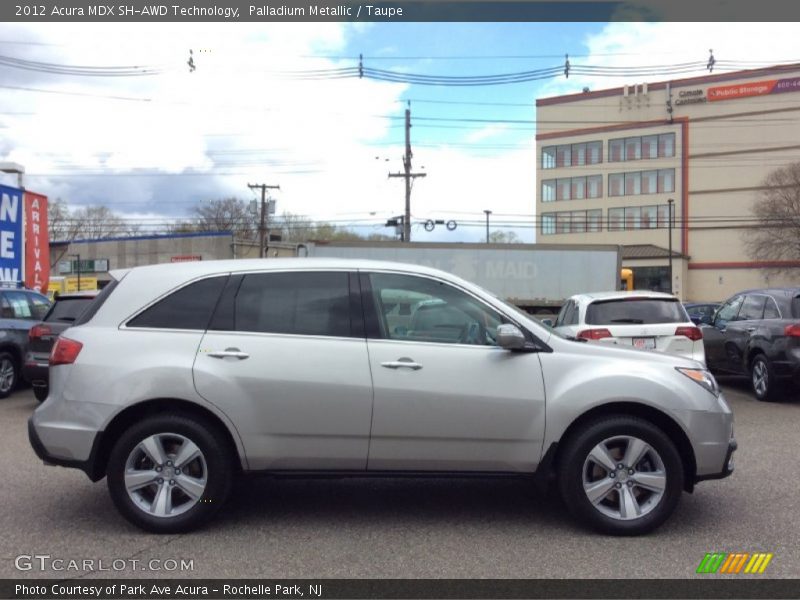 Palladium Metallic / Taupe 2012 Acura MDX SH-AWD Technology