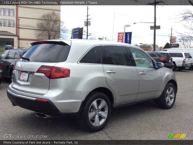 Palladium Metallic / Taupe 2012 Acura MDX SH-AWD Technology