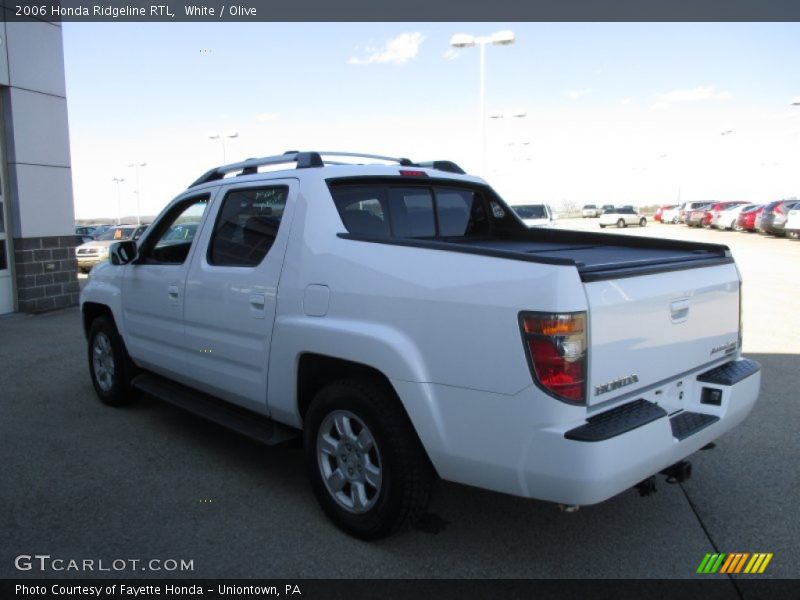 White / Olive 2006 Honda Ridgeline RTL