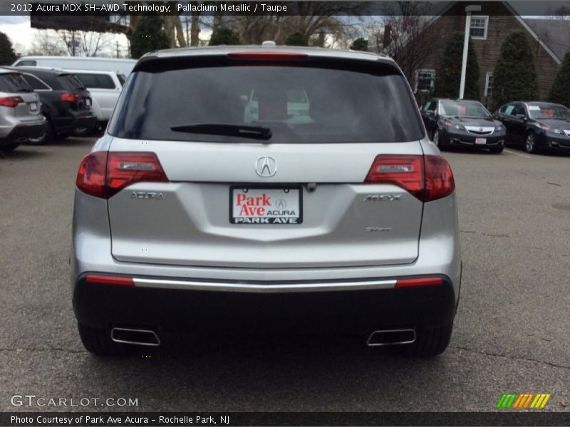 Palladium Metallic / Taupe 2012 Acura MDX SH-AWD Technology