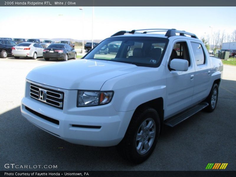 White / Olive 2006 Honda Ridgeline RTL