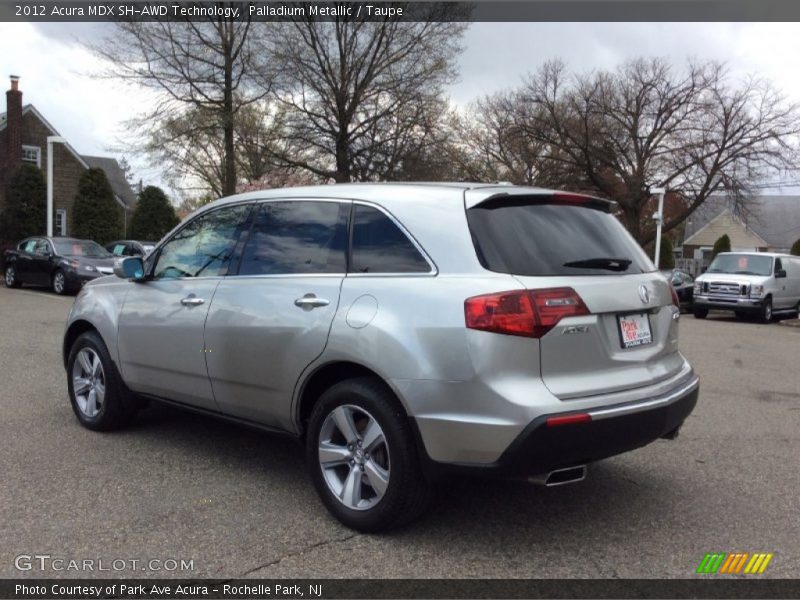 Palladium Metallic / Taupe 2012 Acura MDX SH-AWD Technology