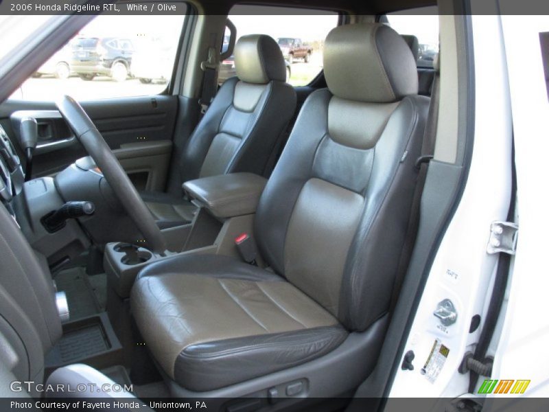 White / Olive 2006 Honda Ridgeline RTL