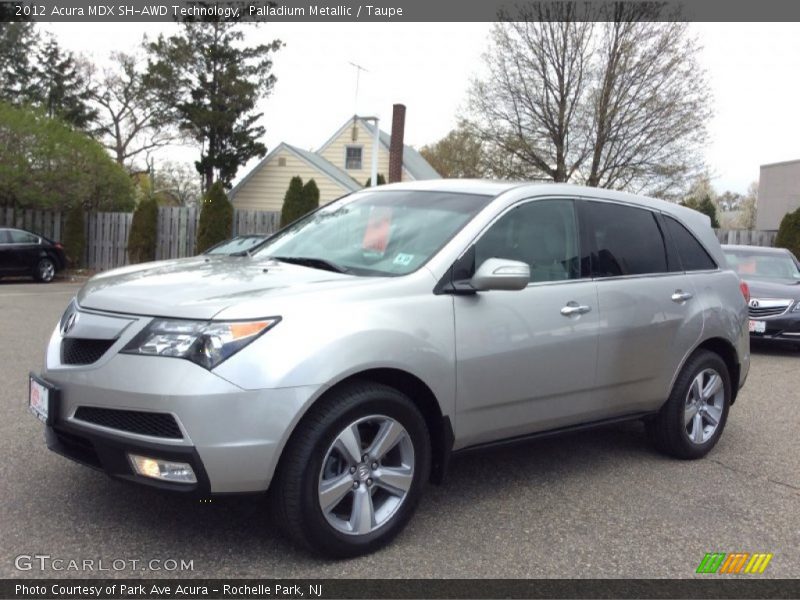 Palladium Metallic / Taupe 2012 Acura MDX SH-AWD Technology