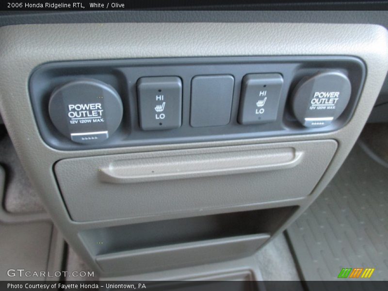 White / Olive 2006 Honda Ridgeline RTL