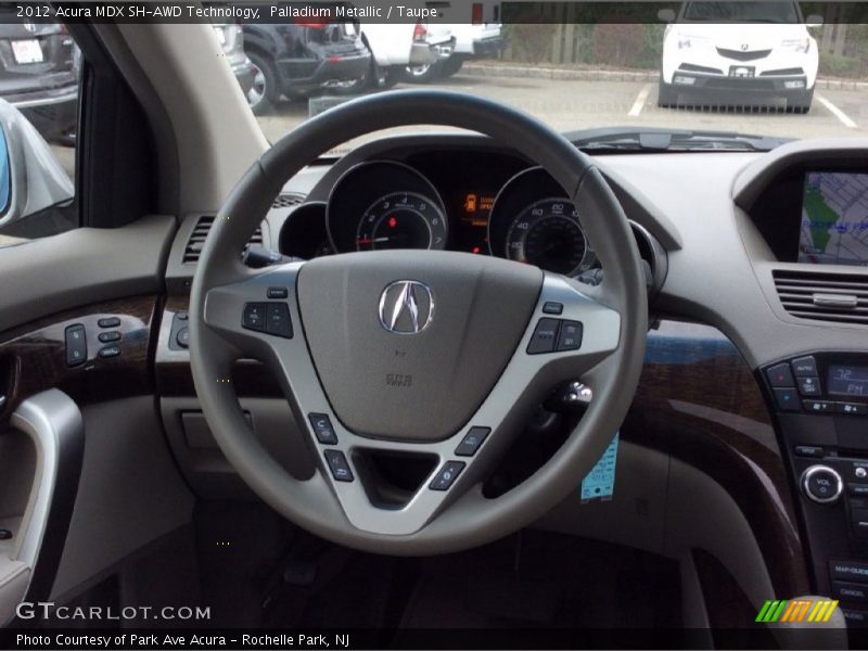 Palladium Metallic / Taupe 2012 Acura MDX SH-AWD Technology