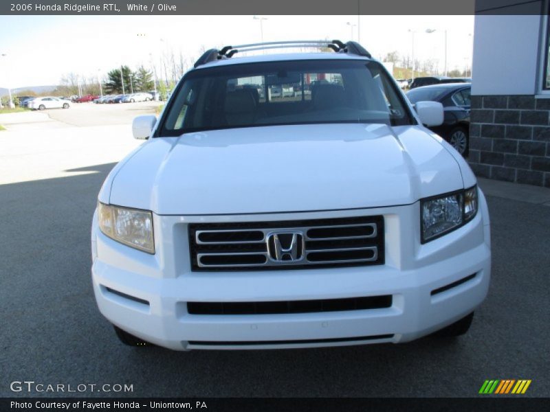 White / Olive 2006 Honda Ridgeline RTL