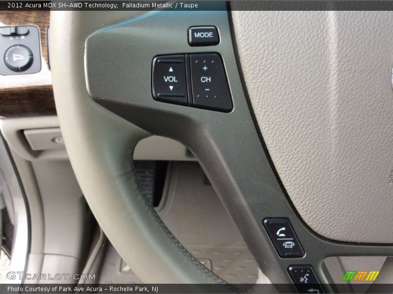 Palladium Metallic / Taupe 2012 Acura MDX SH-AWD Technology
