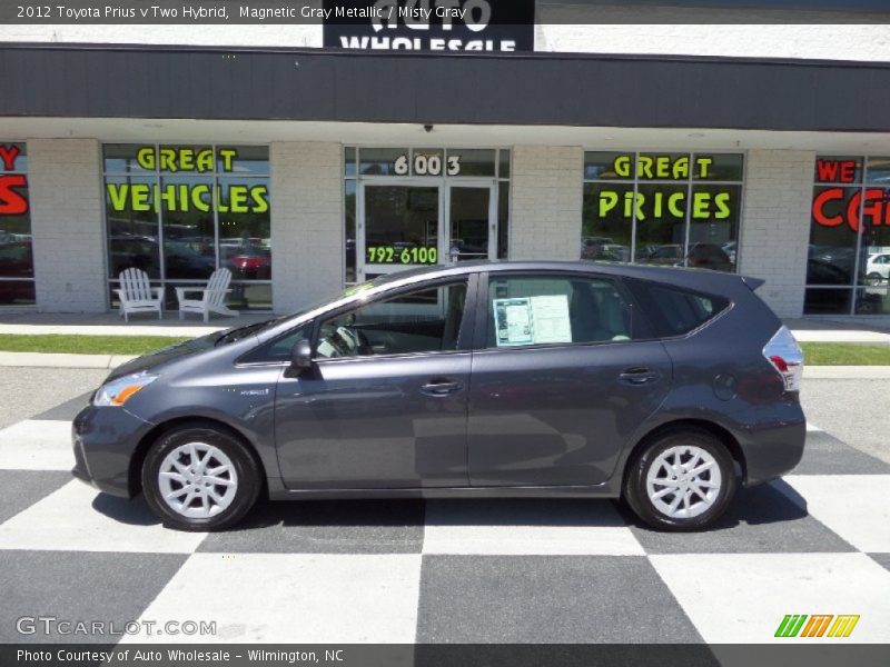 Magnetic Gray Metallic / Misty Gray 2012 Toyota Prius v Two Hybrid