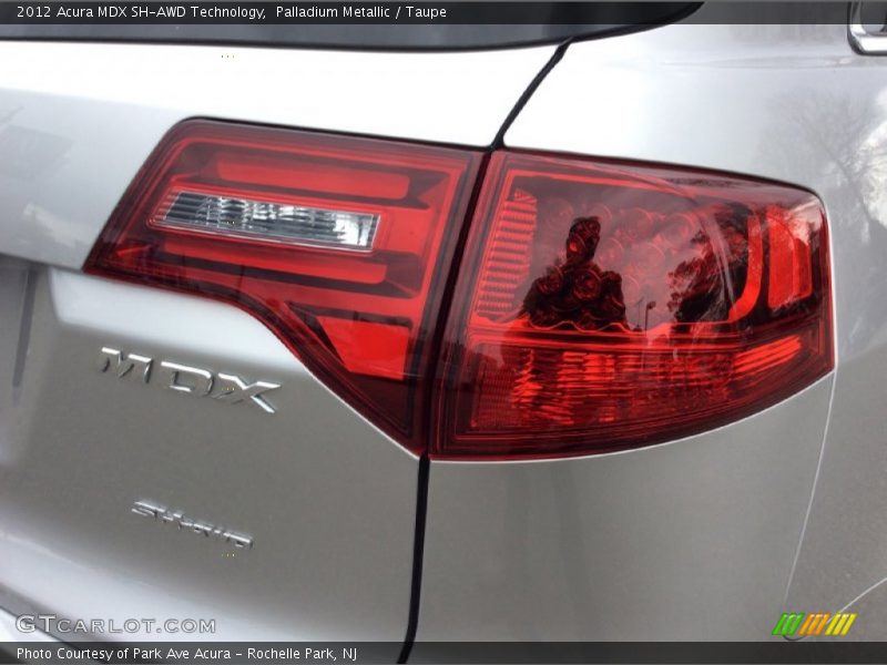 Palladium Metallic / Taupe 2012 Acura MDX SH-AWD Technology