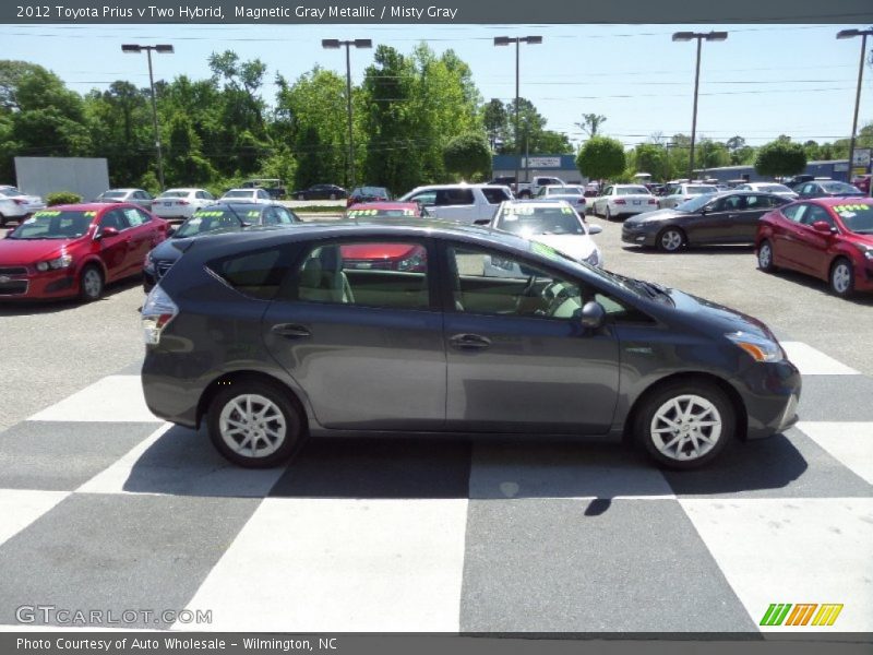 Magnetic Gray Metallic / Misty Gray 2012 Toyota Prius v Two Hybrid