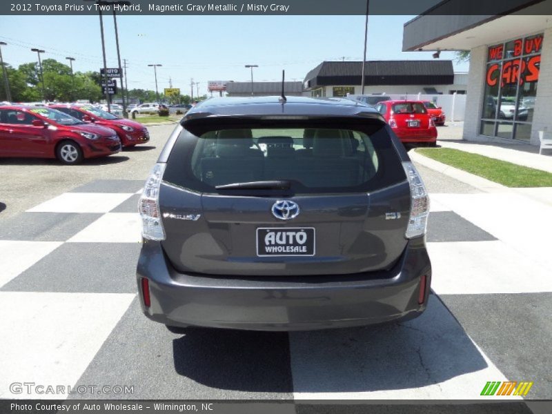 Magnetic Gray Metallic / Misty Gray 2012 Toyota Prius v Two Hybrid