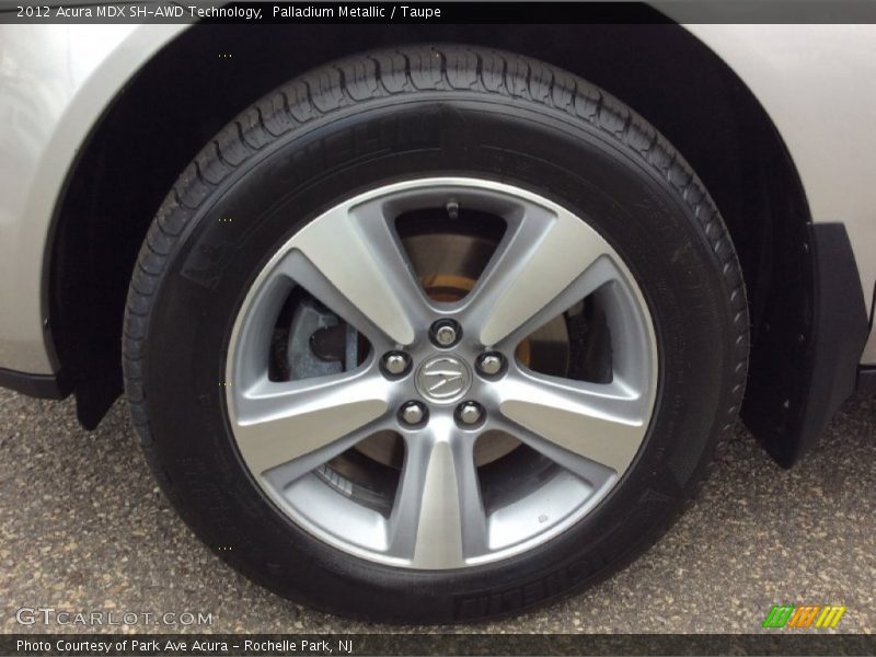 Palladium Metallic / Taupe 2012 Acura MDX SH-AWD Technology