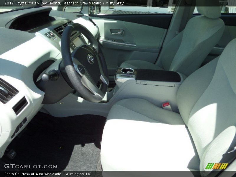 Magnetic Gray Metallic / Misty Gray 2012 Toyota Prius v Two Hybrid