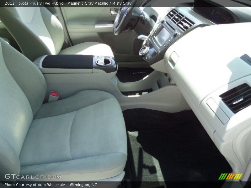 Magnetic Gray Metallic / Misty Gray 2012 Toyota Prius v Two Hybrid