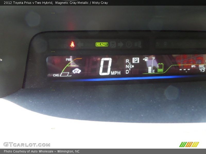 Magnetic Gray Metallic / Misty Gray 2012 Toyota Prius v Two Hybrid
