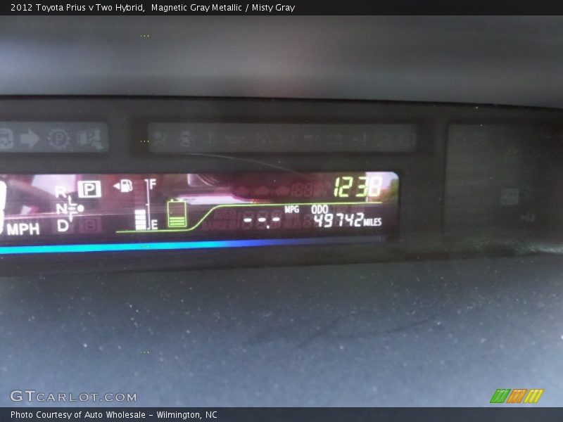 Magnetic Gray Metallic / Misty Gray 2012 Toyota Prius v Two Hybrid