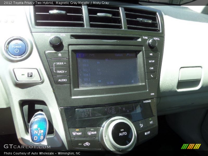 Magnetic Gray Metallic / Misty Gray 2012 Toyota Prius v Two Hybrid