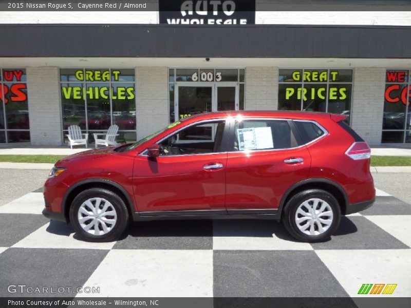 Cayenne Red / Almond 2015 Nissan Rogue S