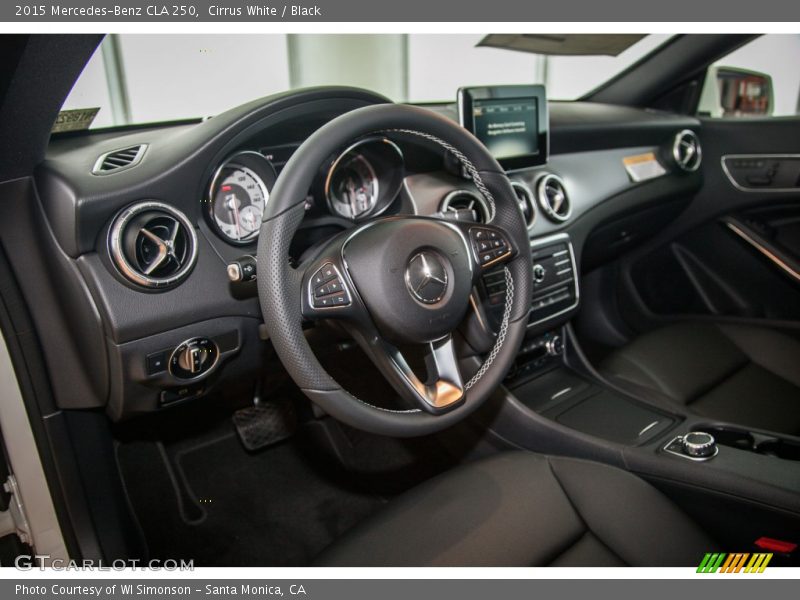 Cirrus White / Black 2015 Mercedes-Benz CLA 250