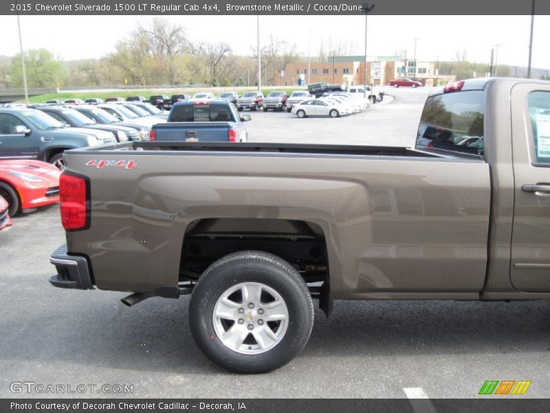 Brownstone Metallic / Cocoa/Dune 2015 Chevrolet Silverado 1500 LT Regular Cab 4x4