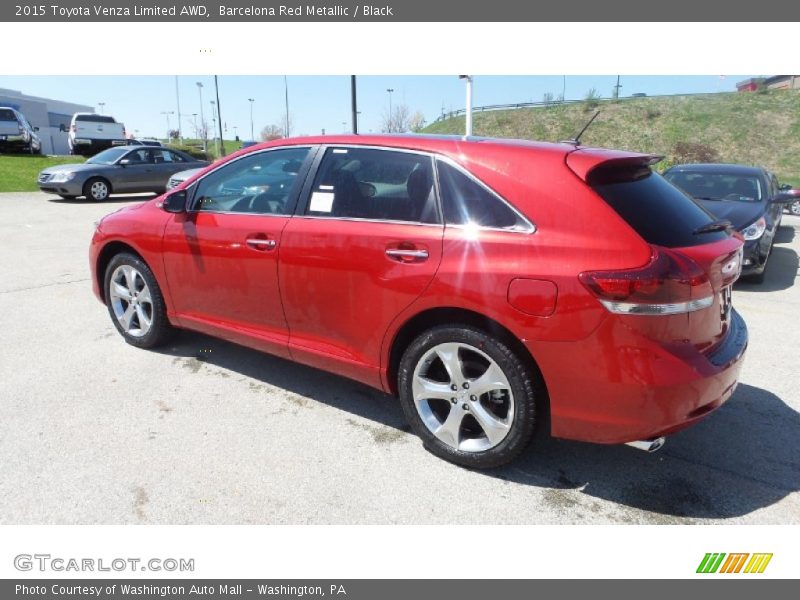 Barcelona Red Metallic / Black 2015 Toyota Venza Limited AWD