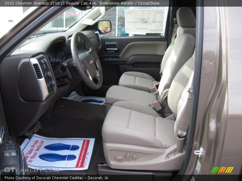 Brownstone Metallic / Cocoa/Dune 2015 Chevrolet Silverado 1500 LT Regular Cab 4x4