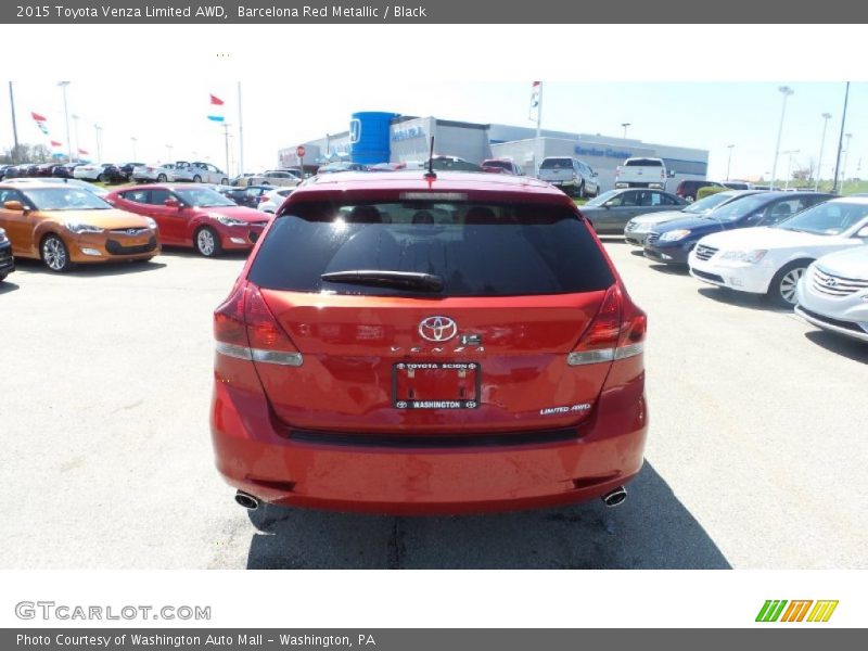 Barcelona Red Metallic / Black 2015 Toyota Venza Limited AWD