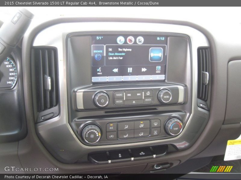 Brownstone Metallic / Cocoa/Dune 2015 Chevrolet Silverado 1500 LT Regular Cab 4x4