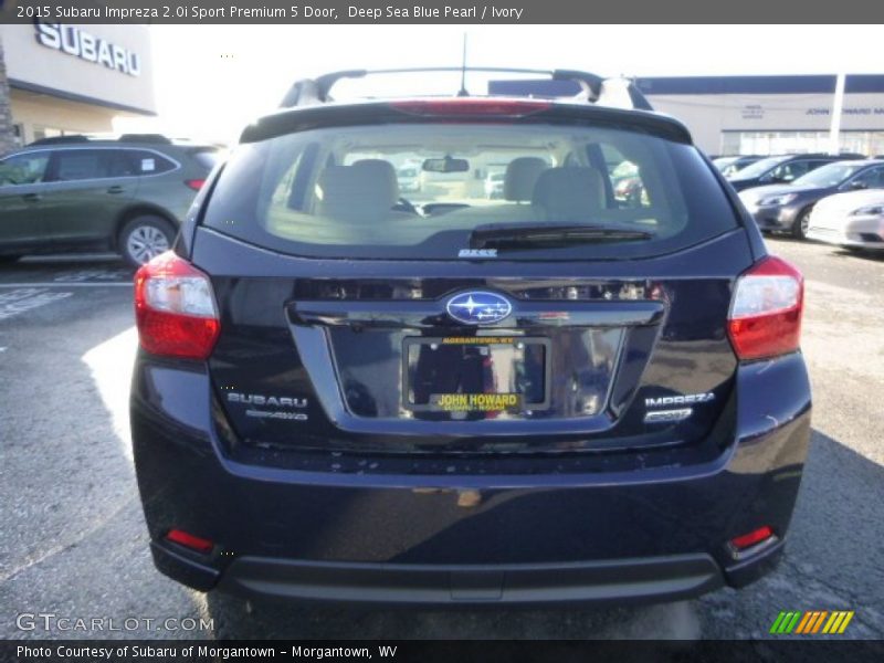 Deep Sea Blue Pearl / Ivory 2015 Subaru Impreza 2.0i Sport Premium 5 Door