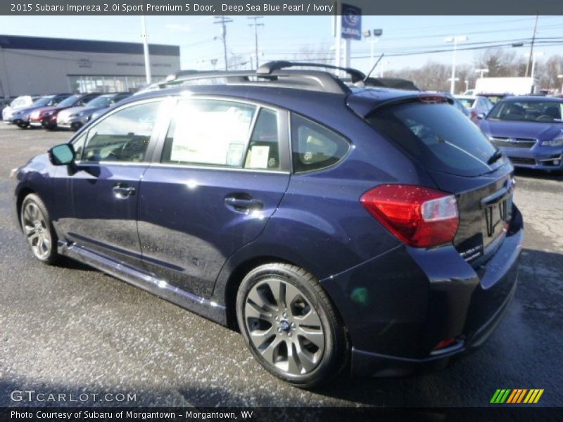 Deep Sea Blue Pearl / Ivory 2015 Subaru Impreza 2.0i Sport Premium 5 Door